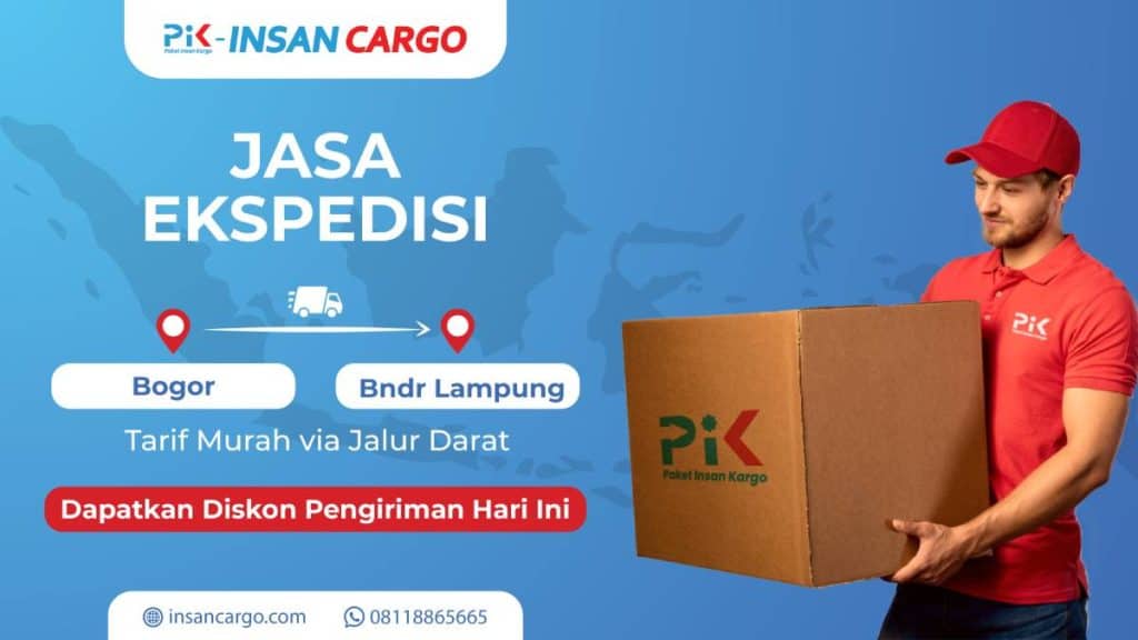 Ekspedisi Bogor Bandar Lampung Ongkos Kirim Murah