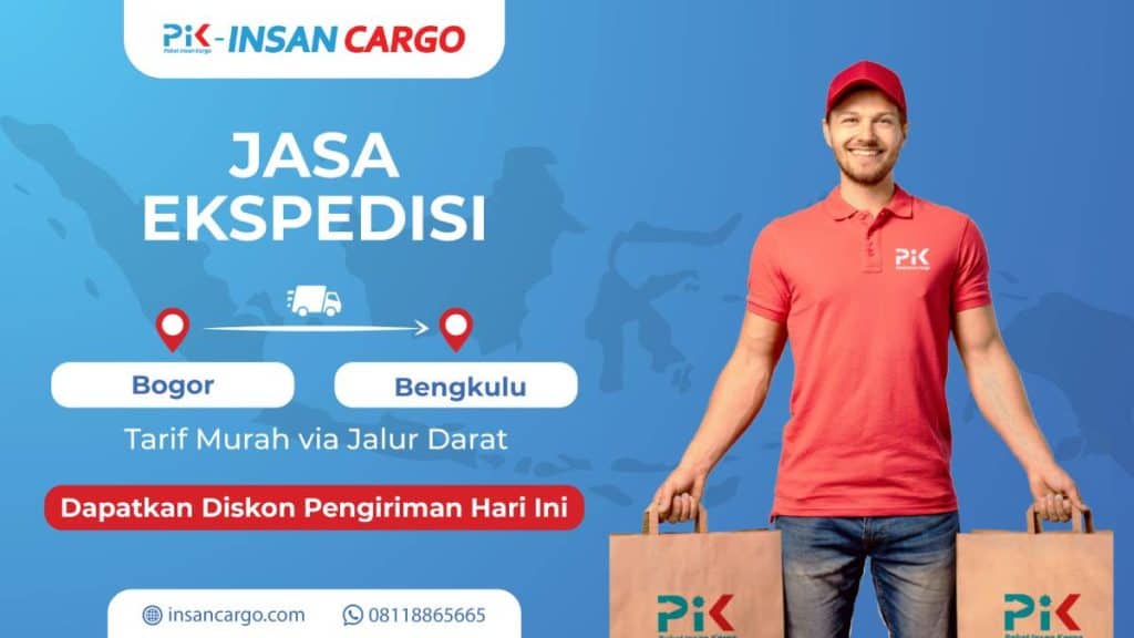 Ekspedisi Bogor Bengkulu NO Ribet, Bisa Pickup