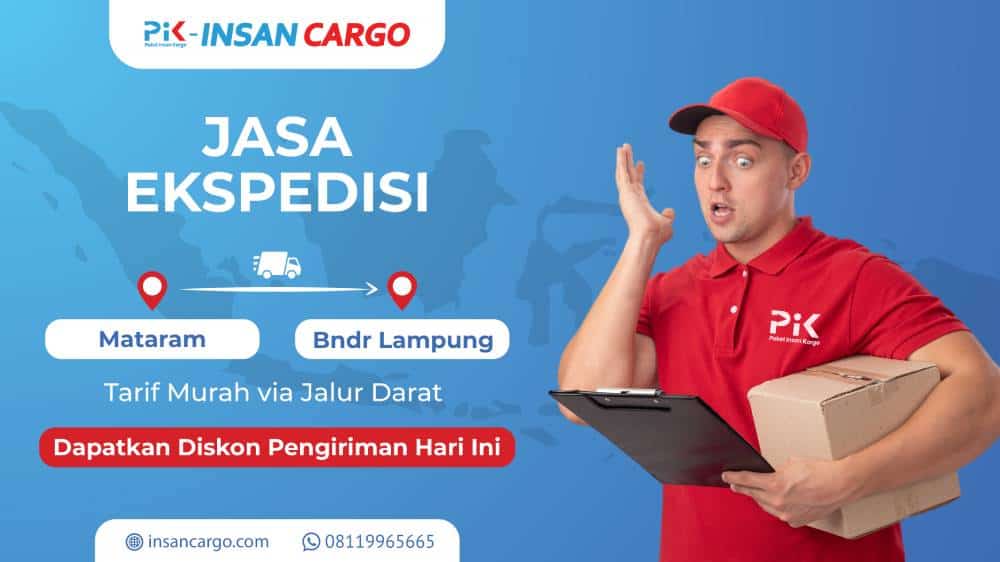 Ekspedisi Mataram Bandar Lampung Bisa Jemput di Pengirim