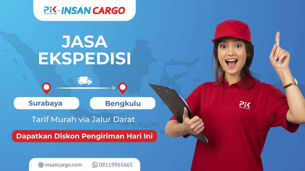 Ekspedisi Surabaya Bengkulu Gratis Penjemputan