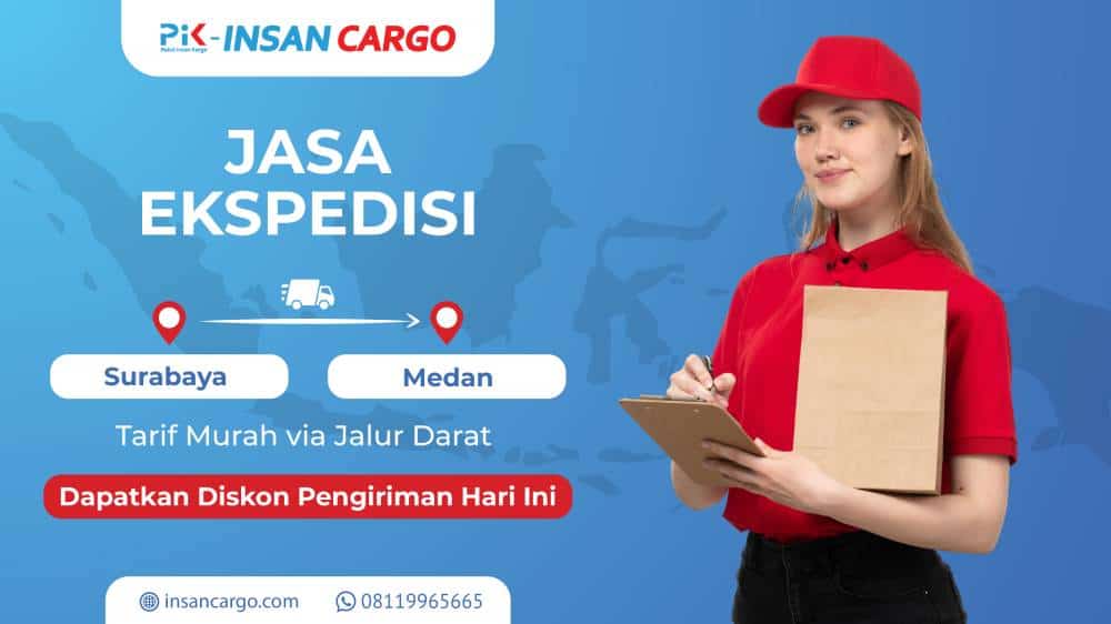 Ekspedisi Surabaya Medan Ongkir Murah Gratis Jemput