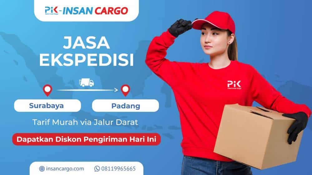Ekspedisi Surabaya Padang Cargo Ongkir Terjangkau