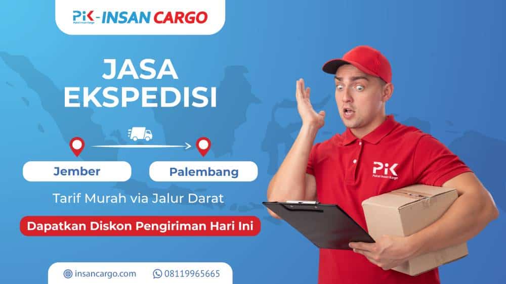 Ekspedisi Jember Palembang NO Ribet, Bisa Pickup