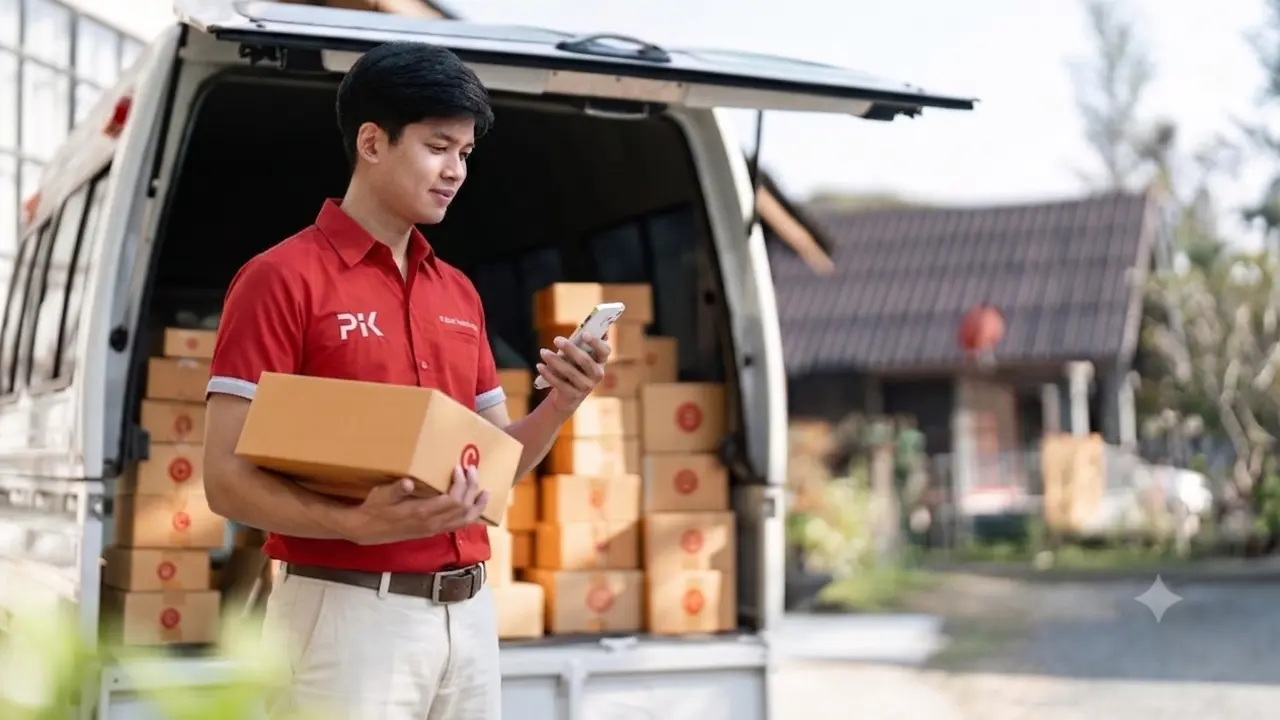 kuris sedang cek ongkir dan kelengkapan dokumen
