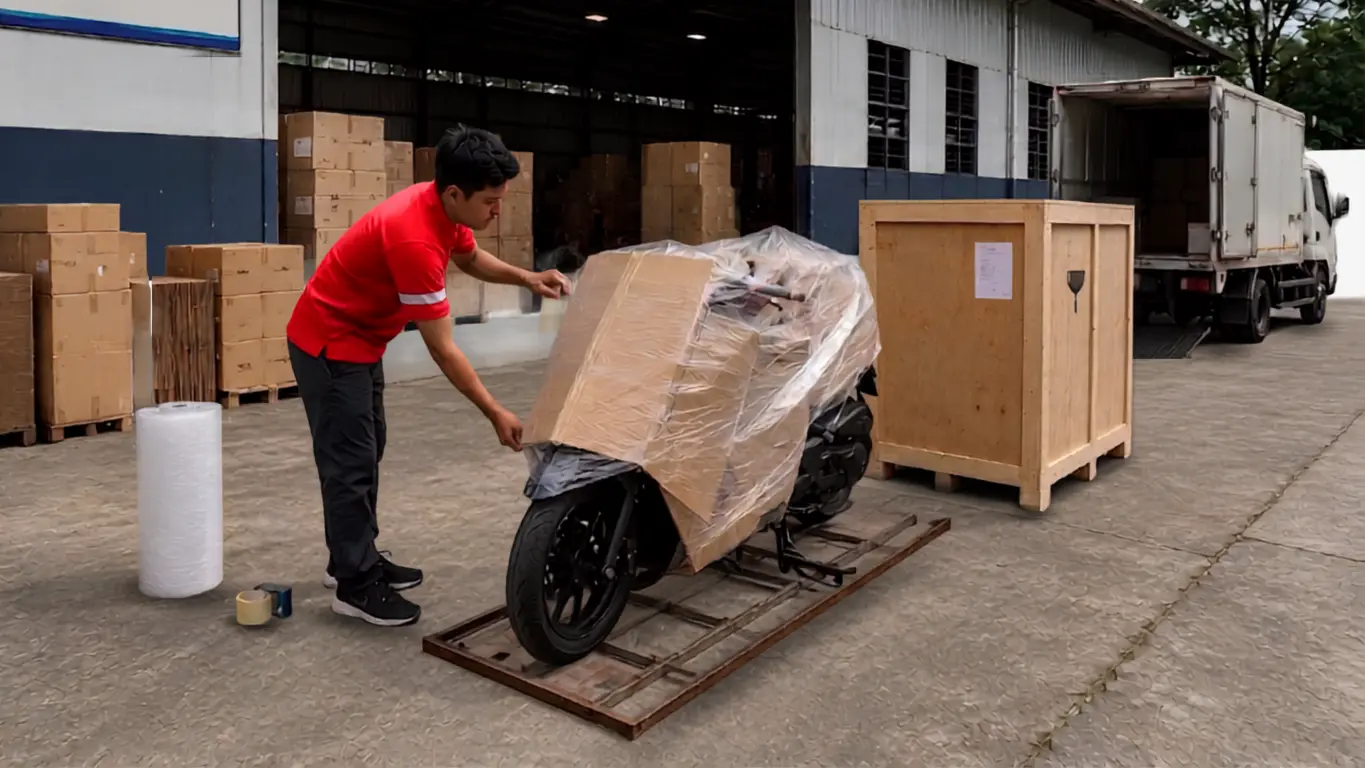 packing motor aman packing motor aman dari Insan Cargo