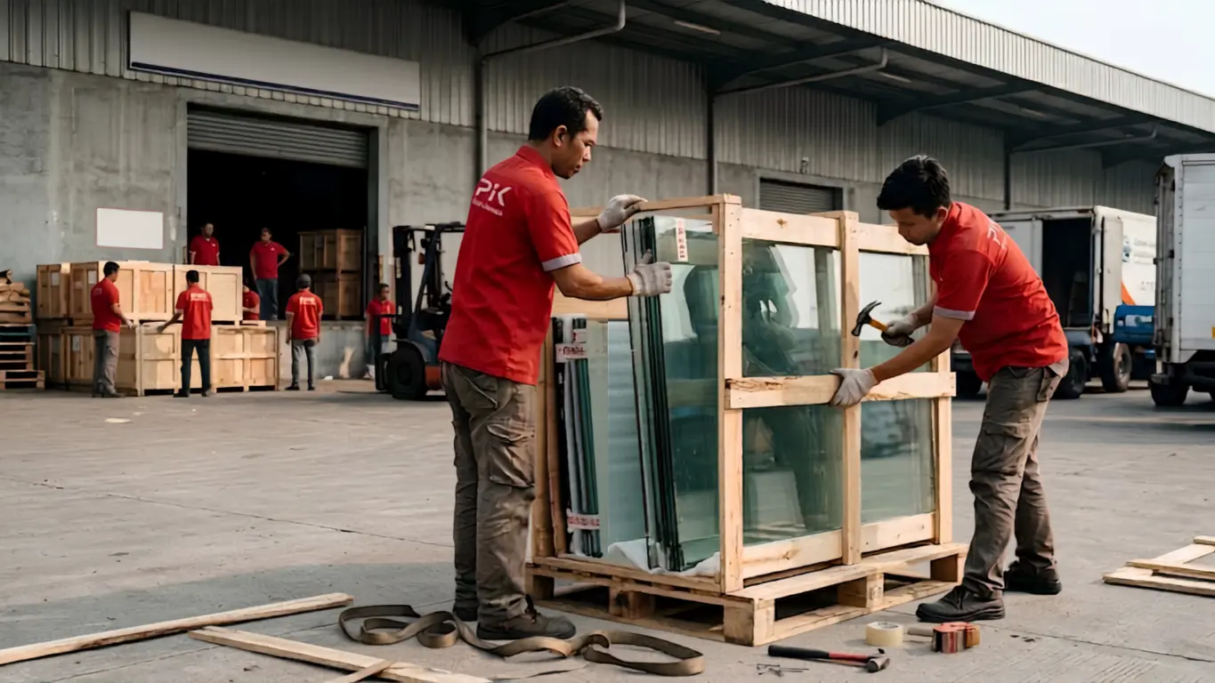 proses packing kaca Packing dan Persiapan Barang Sebelum Dikirim