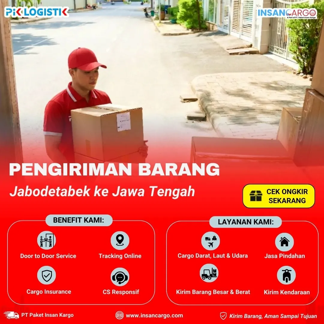 Cargo ke Jawa Tengah | Mulai Rp3.000/kg dari Jabodetabek