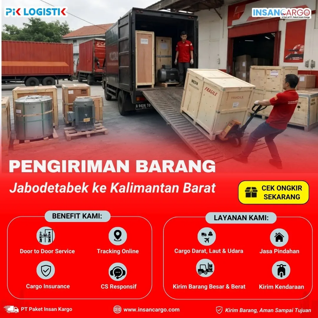 Cargo ke Kalimantan Barat | Mulai Rp4.500/kg dari Jabodetabek
