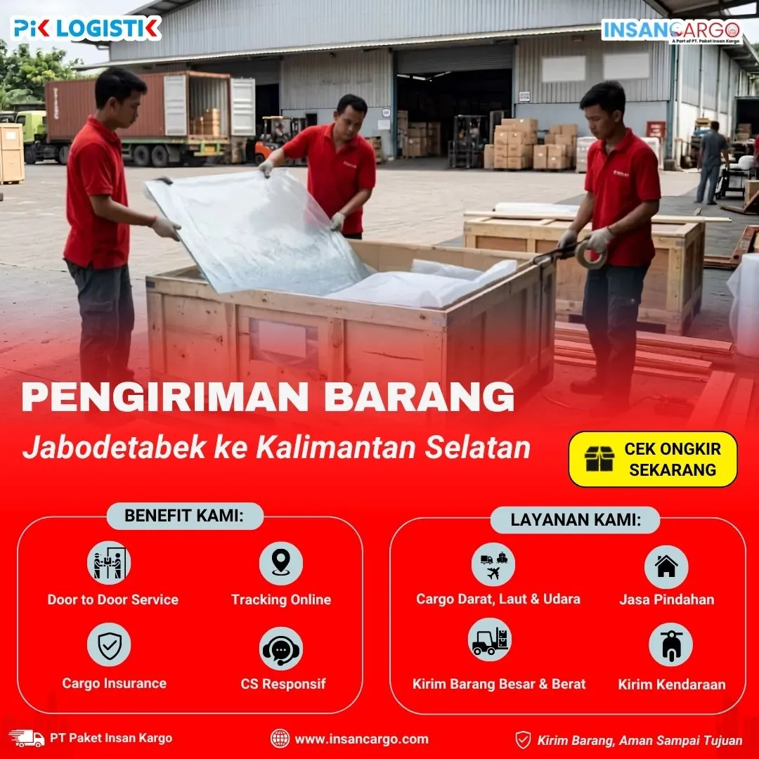 Cargo ke Kalimantan Selatan | Mulai Rp4.500/kg dari Jabodetabek