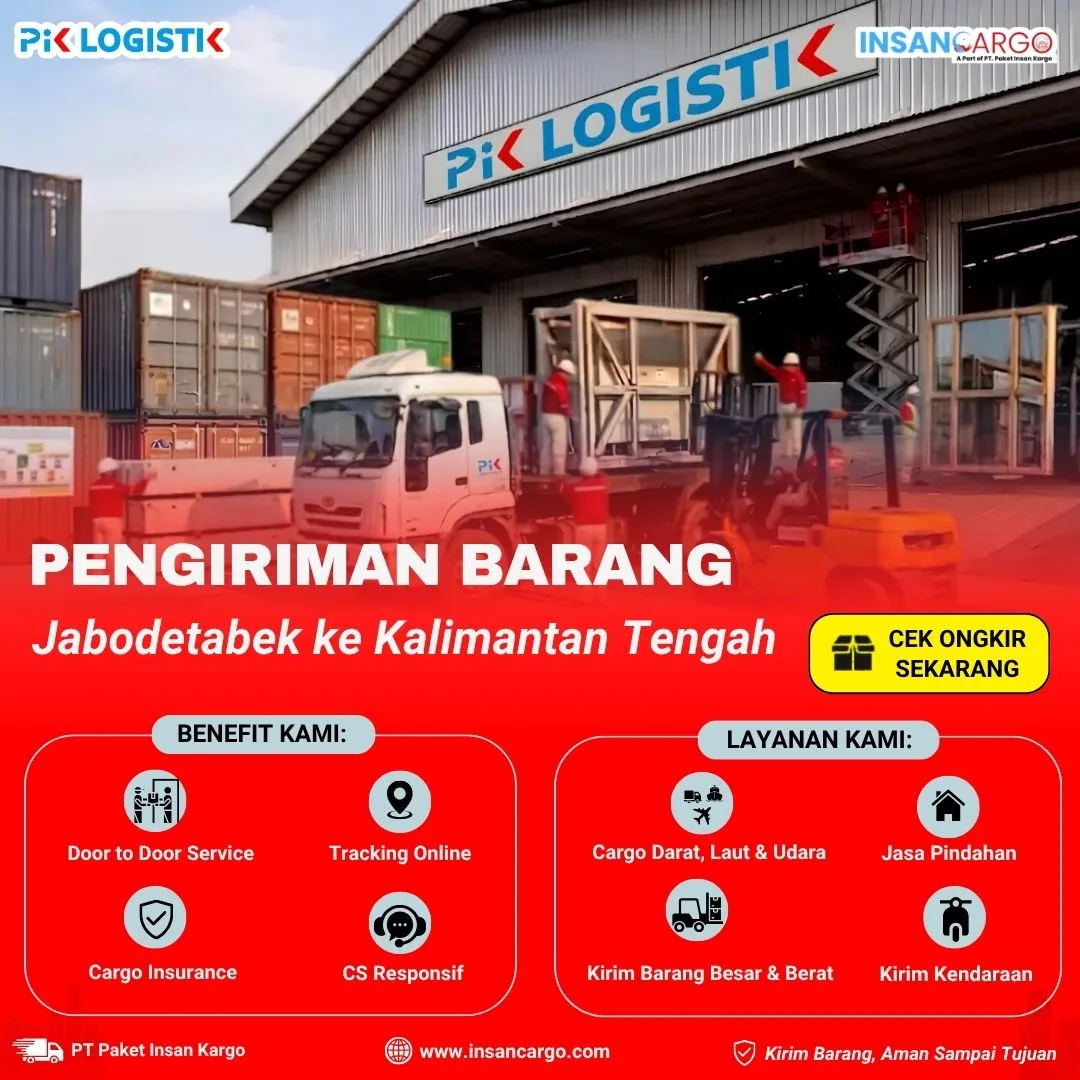 Cargo ke Kalimantan Tengah | Mulai Rp6.500/kg dari Jabodetabek