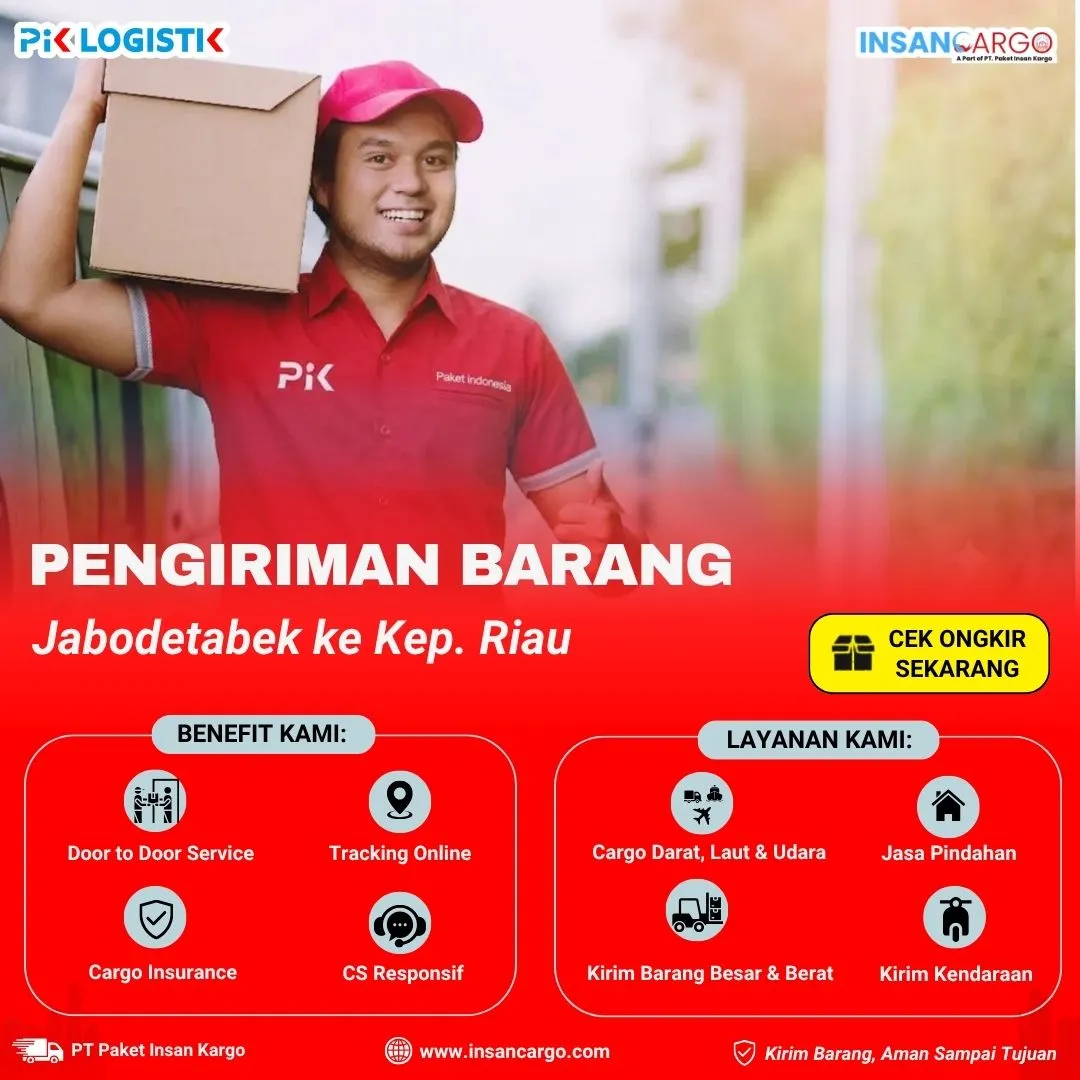 Cargo ke Kepulauan Riau | Tarif Mulai Rp8.000/kg