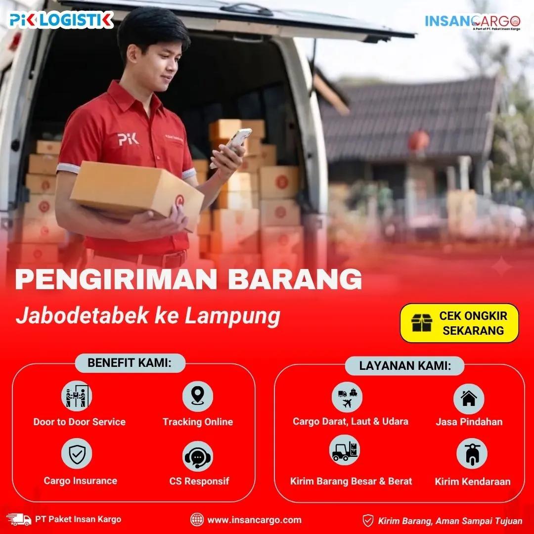 Cargo ke Lampung | Tarif Mulai Rp2.500/kg