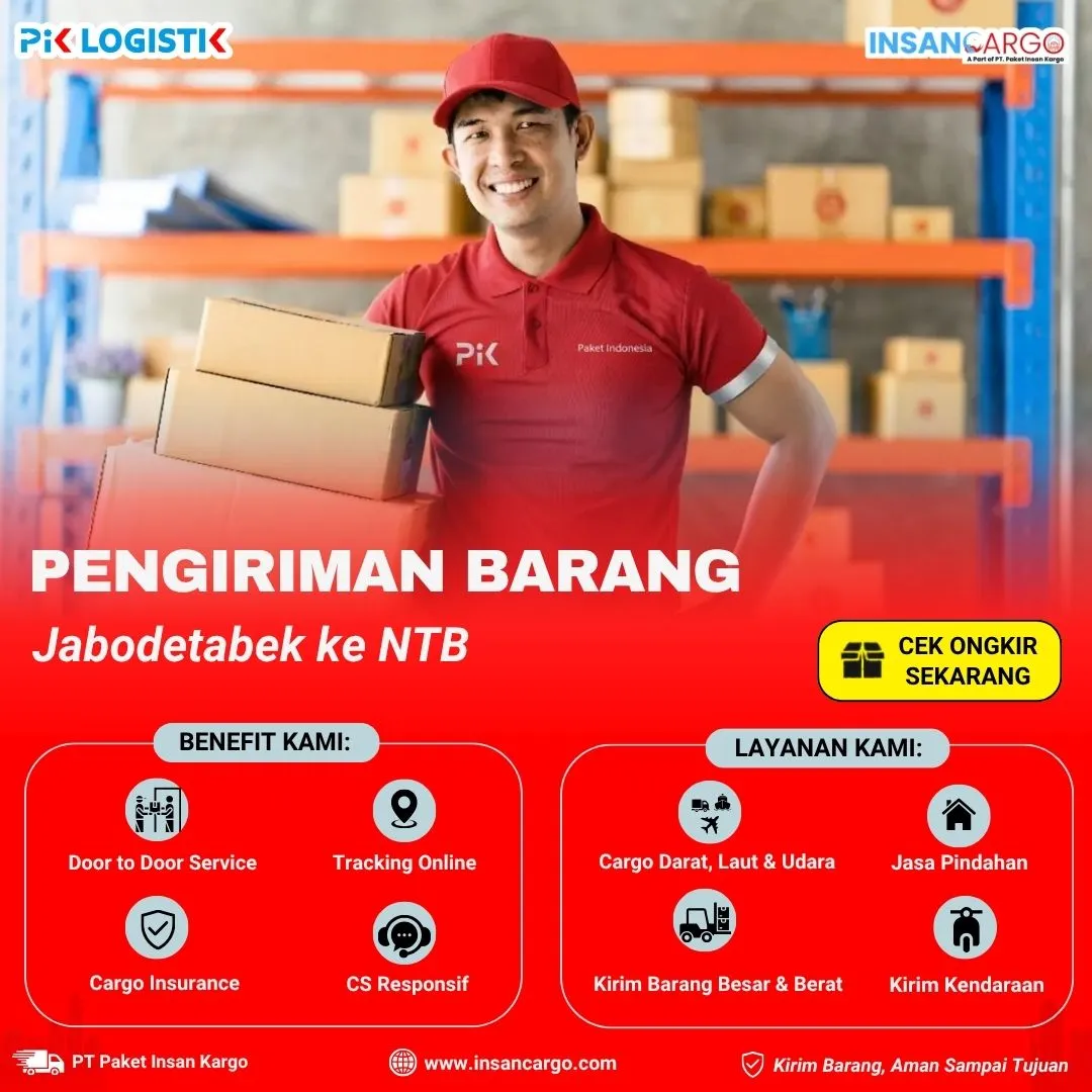 Cargo ke NTB | Mulai Rp5.000/kg dari Jabodetabek
