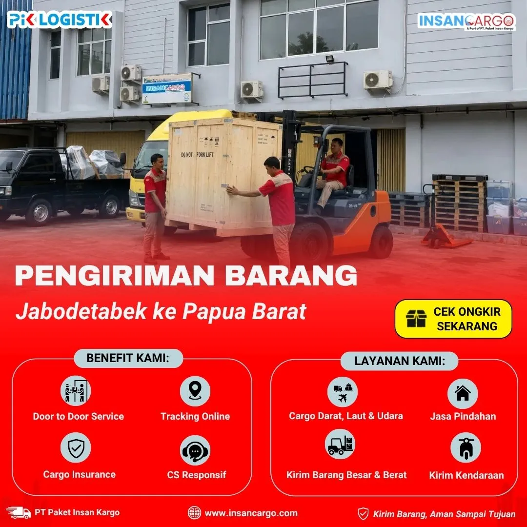 Cargo ke Papua Barat | Tarif Mulai Rp8.500/kg