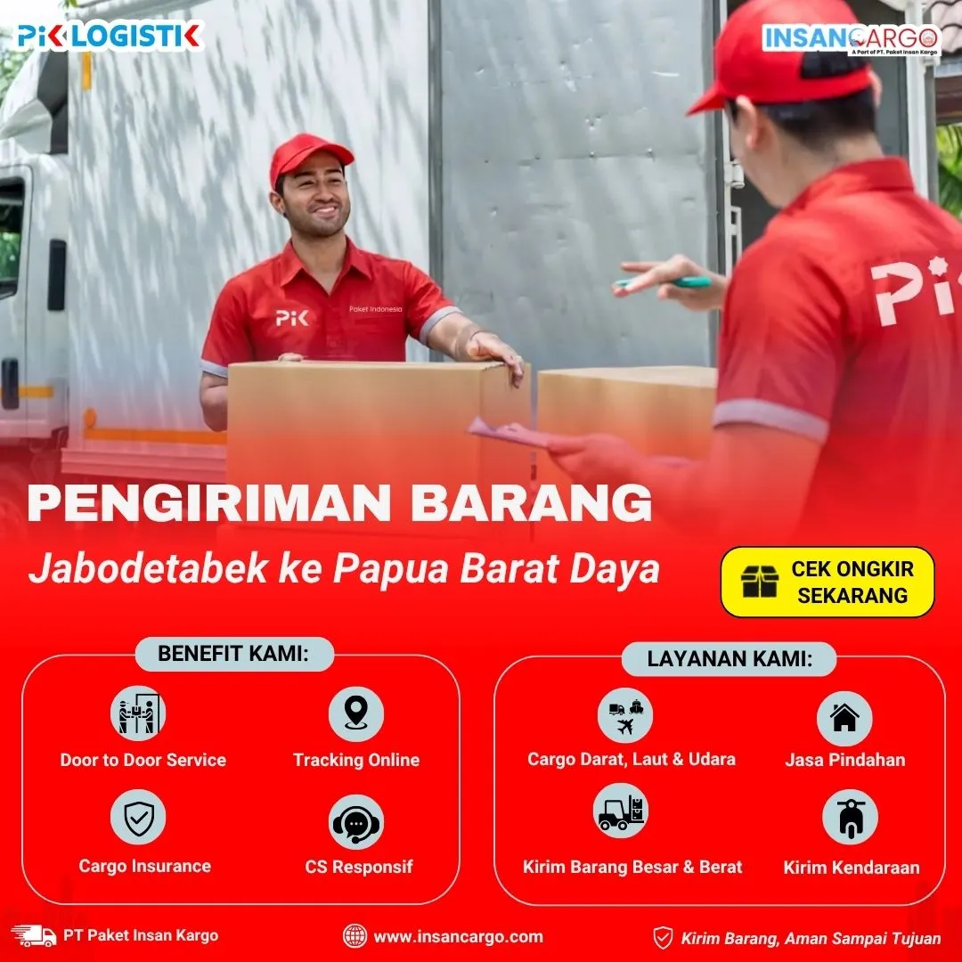 Cargo ke Papua Barat Daya | Tarif Mulai Rp8.500/kg