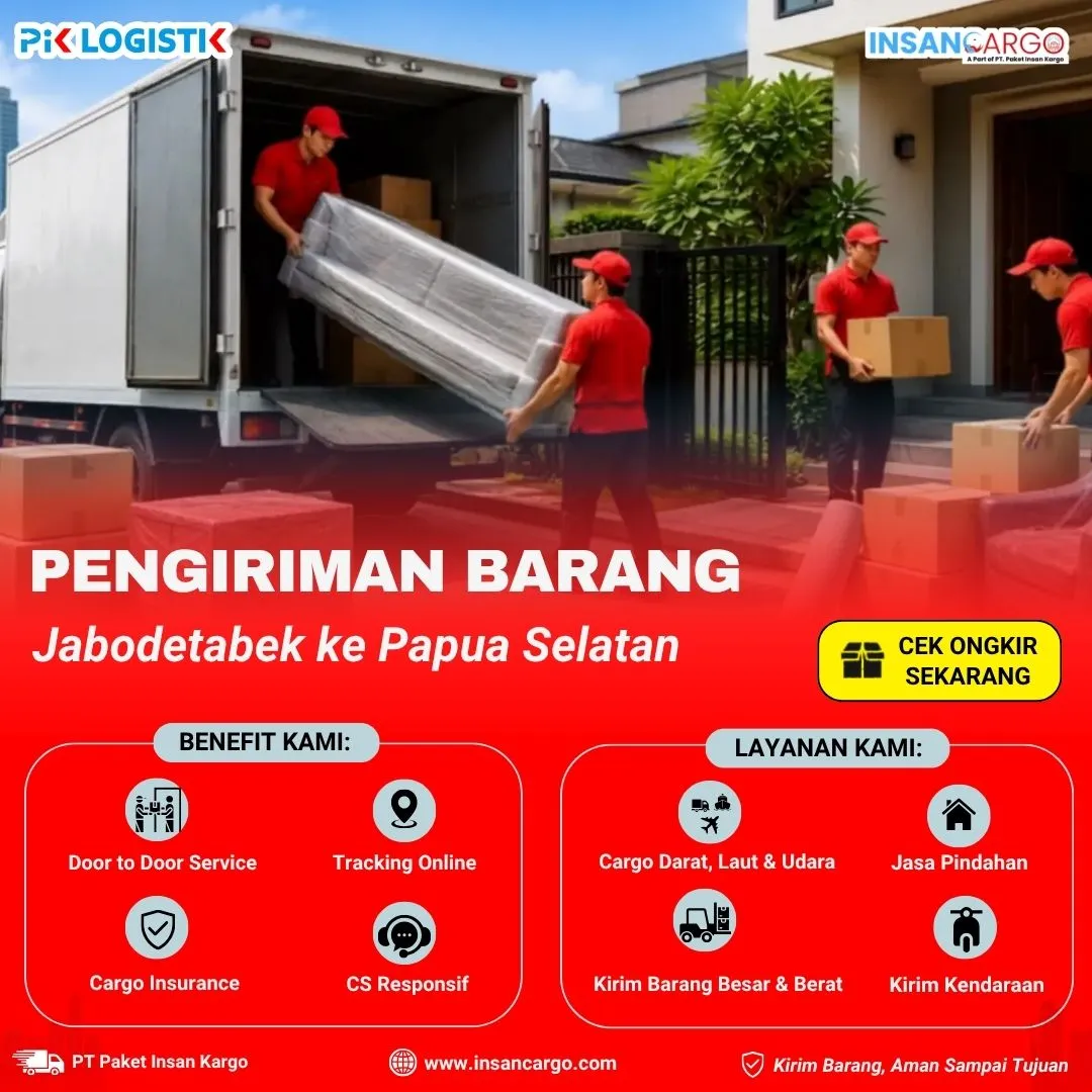 Cargo ke Papua Selatan | Tarif Mulai Rp8.500/kg