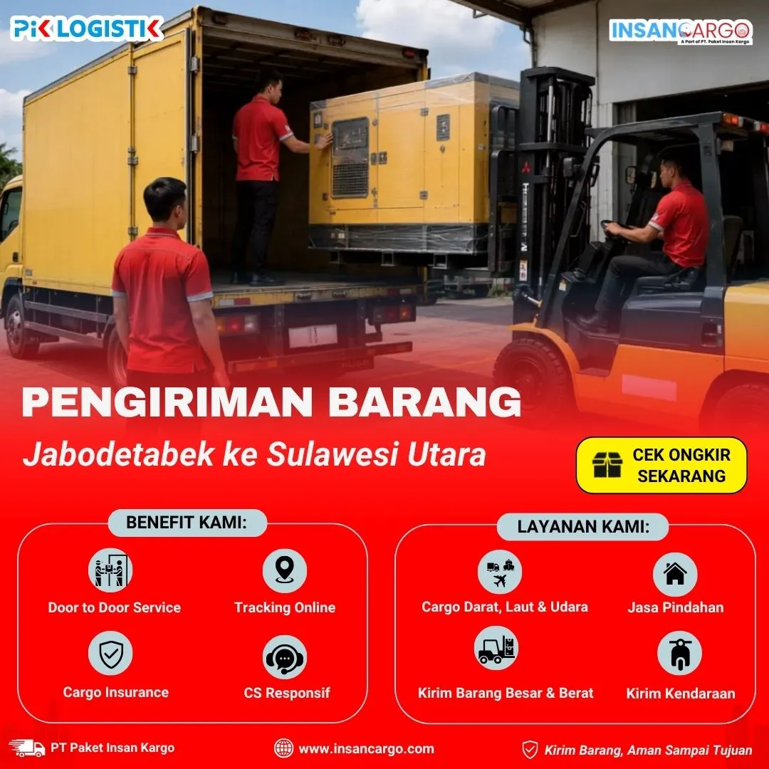 Cargo ke Sulawesi Utara | Tarif Mulai Rp6.500/kg