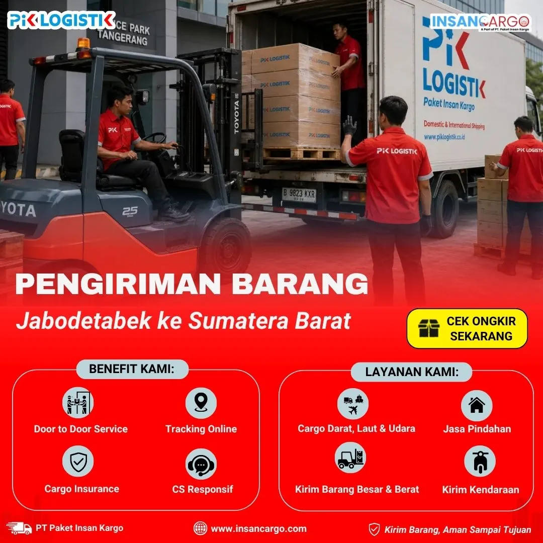 Cargo Murah ke Sumatera Barat | Tarif Mulai Rp3.900/kg