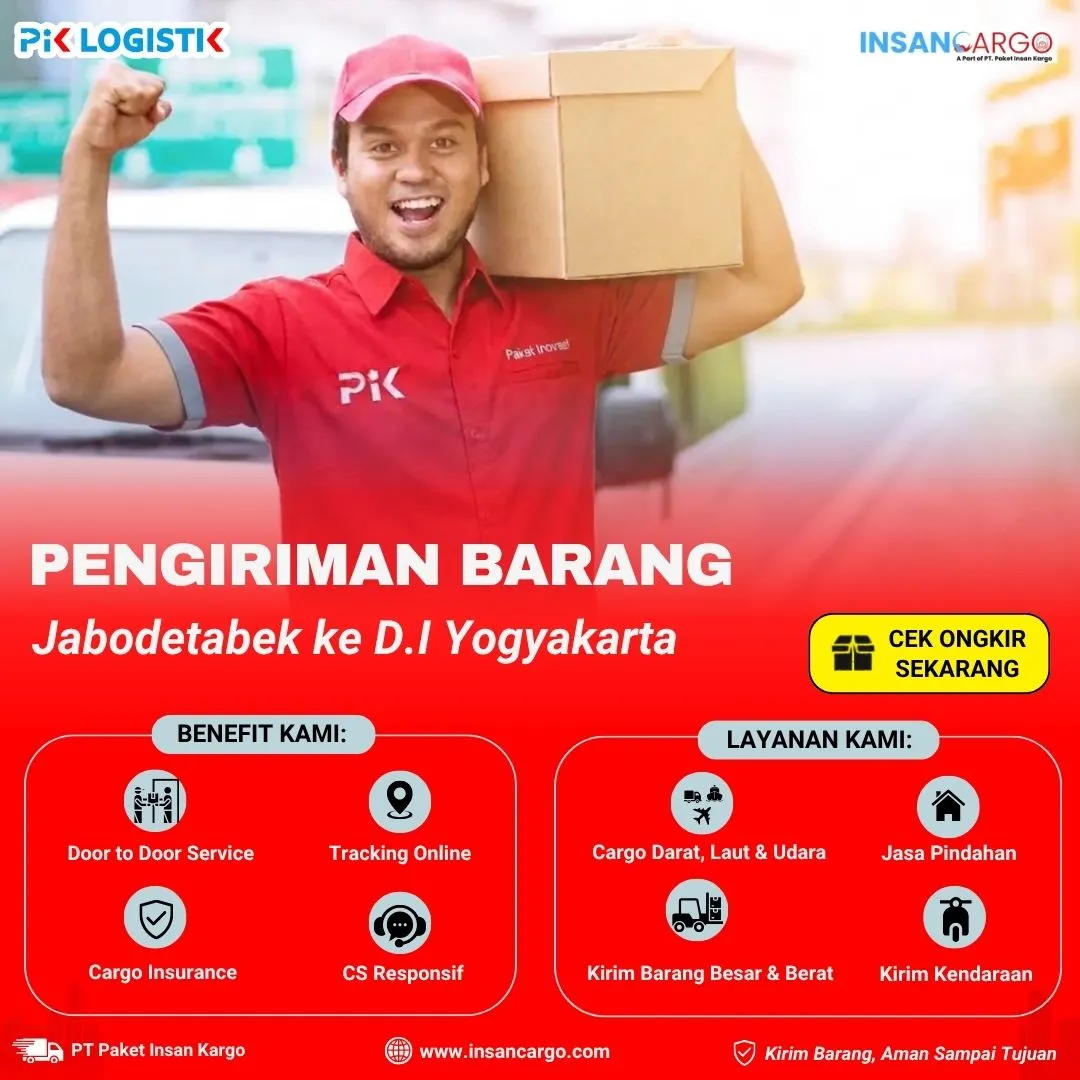 Cargo ke Yogyakarta Mulai Rp3.000/Kg dari Jabodetabek