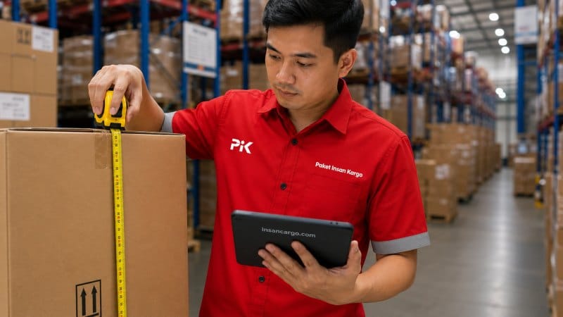 Panduan akurat cara menghitung berat volume cargo untuk estimasi ongkir ekspedisi.