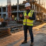 Project manager mengawasi jadwal pengiriman barang proyek mendesak agar terhindar dari denda penalti.