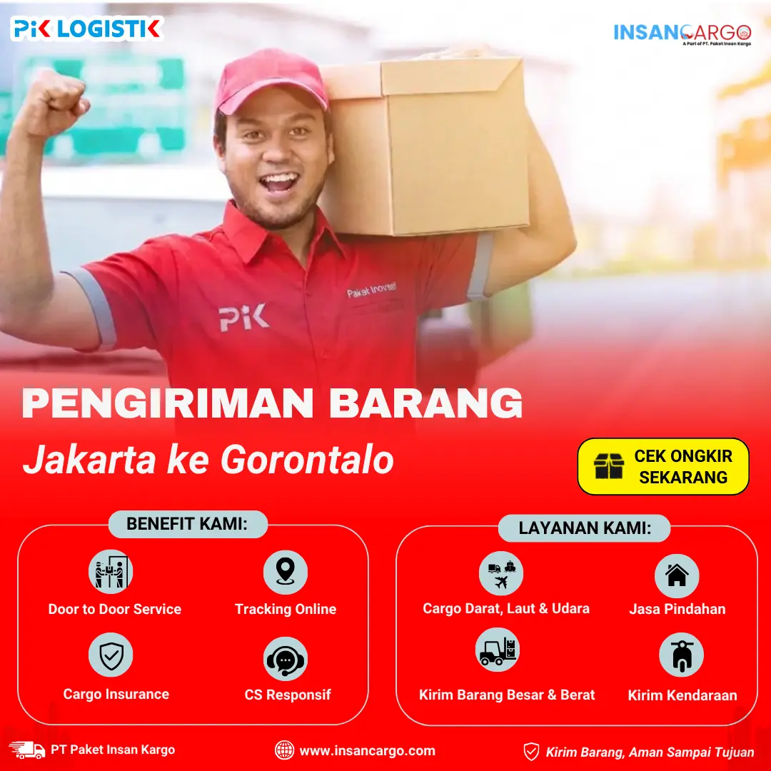 Ekspedisi Jakarta ke Gorontalo Mulai Rp8.000/kg