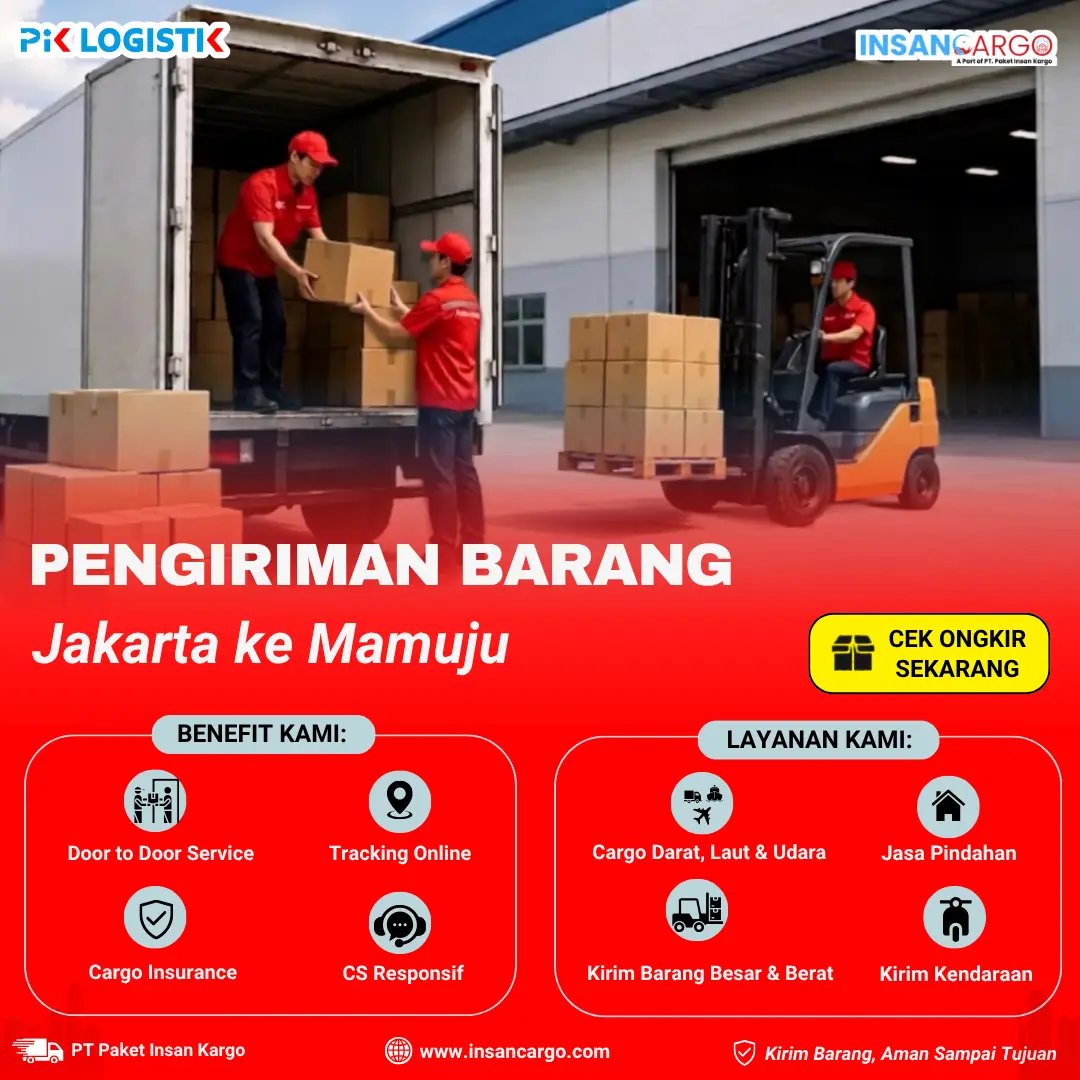 Ekspedisi Jakarta ke Mamuju Mulai Rp8.000/kg - Insan Cargo