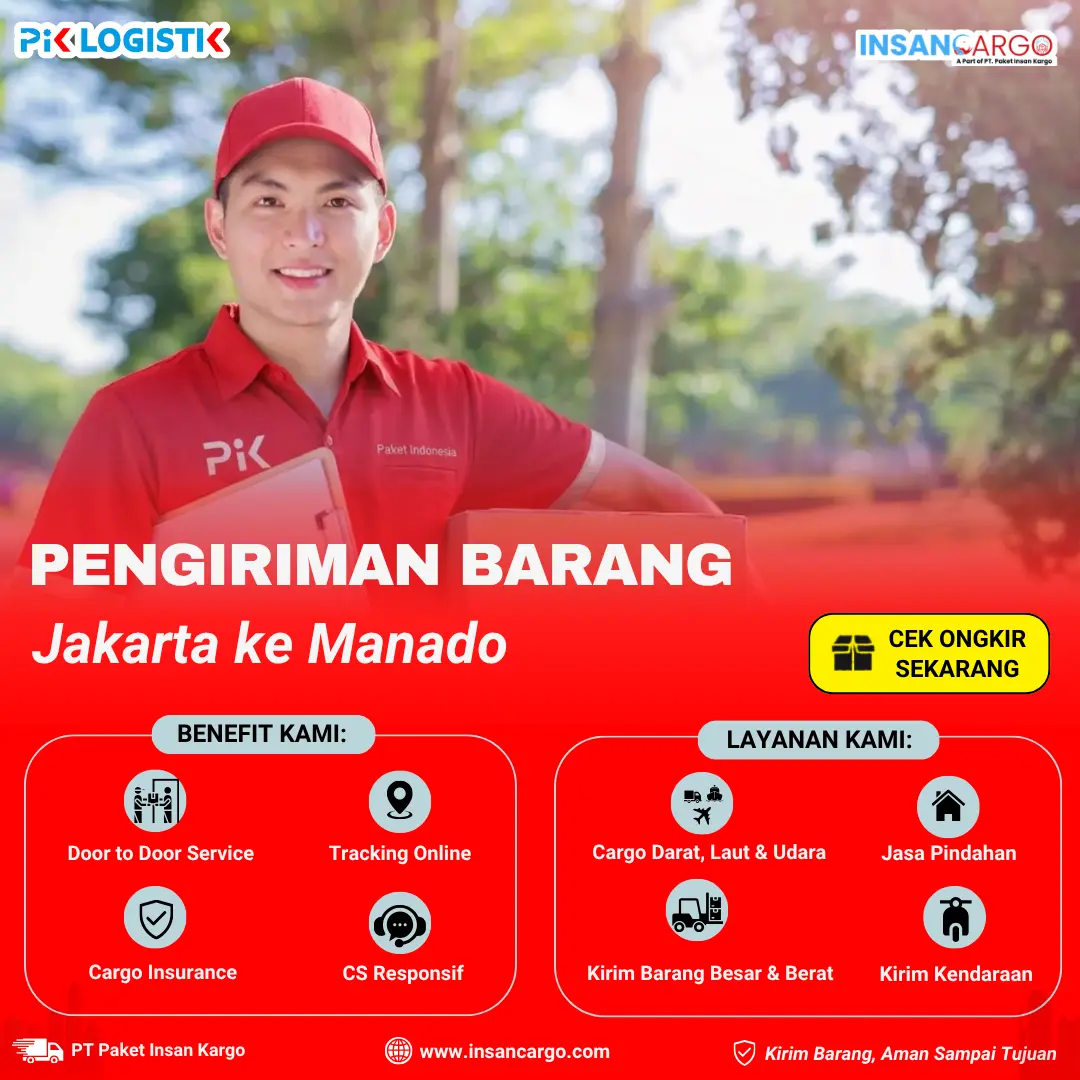 Ekspedisi Jakarta ke Manado Praktis & Fleksibel