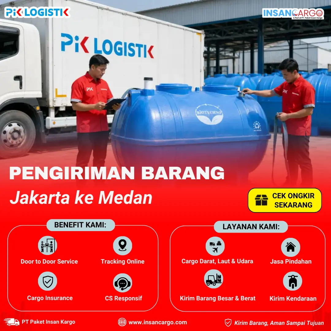 Ekspedisi Jakarta Medan Rp4.500/kg | Insan Cargo