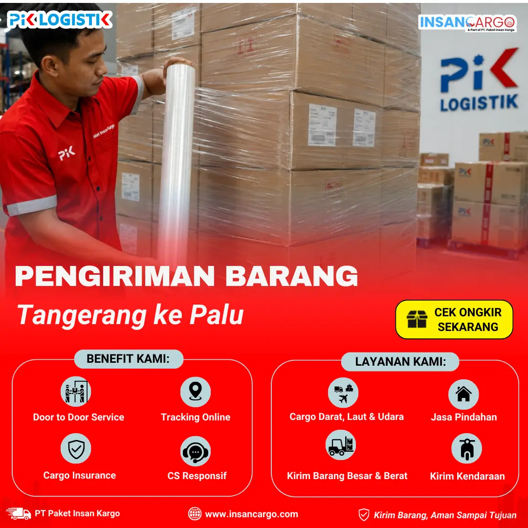 Ekspedisi Tangerang ke Palu Rp6.500/kg, Cek Ongkir!